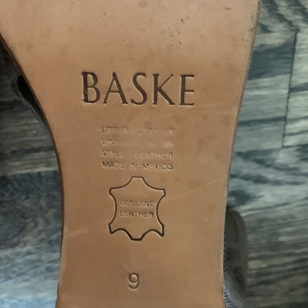Baske Stylish Brown Leather Peep-Toe Ankle Boots - Picture 10 of 10